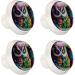 Buy GEAPB 4PC Cabinet Handles - Colorful Animal Owl Design for Cupboards & Drawers | International Shipping Available - Buy Online on GoSupps.com