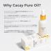 Cacay Pure Anti-Aging Oil | Natural Retinol Cacay Oil for Face & Hair | Organic Skin Oil Therapy with Vitamin E | Includes Spa Headband - Buy Online on GoSupps.com