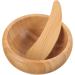 FOMIYES Clay Mask Bowl Set - Bamboo & Wood Mixing Bowls for Skincare | Silicone & Wooden Facial Mask Bowls for Beauty Treatments - Buy Online on GoSupps.com