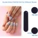 Nail Files 50 Pack - 3.6 Emery Board Fingernail Files for Acrylic & Natural Nails - 100/180 Grit Double Sided Mini Nail Filer Set - Professional Manicure Tool - Black - Buy Online on GoSupps.com