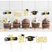 12Pcs Graduation Cake Topper Gold and Black Glitter Class Cupcake Toppers Cupcake Picks Cake Picks Cake Insert Topper Cake Insertion Card Grad Cap Diploma for 2023 Graduation Theme Party Cake - Buy Online on GoSupps.com