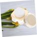 Angoily 1pc Cream Sample Holder Cosmetic Container Jars Vagjnal Lotion Terrarium Fogger Practical Cream Bottle Mini Lotions Bodycreme Cosmetic Box Filling Travel Acrylic 6.6x5.7cm Golden - Buy Online on GoSupps.com