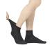 Yomandamor Men's 5 Pairs Coolmax Diabetic Ankle Socks with Seamless Toe 10-13 Black