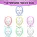 7 Color LED Facial Mask Wireless Beauty Skin Rejuvenation Photon Mask with Touch Control Light Therapy Mask for Anti-aging Acne Spot Scar Removal Smooth Wrinkles Daily Skin Care - Buy Online on GoSupps.com