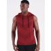 Neleus Men's Sleeveless Workout Tank Tops with Hoodie - 3 Pack (Black/Grey/Red) - Size Large | Style 5098 - Buy Online on GoSupps.com