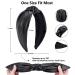 AUHKARUS Fashion Leather Headbands 2Pcs - Non Slip Knotted Headband for Women and Girls - Wide Hair Bands for Hair Makeup, Spa, and Accessories - Great Choice - Buy Online on GoSupps.com