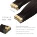 Buy If Salife 20Pcs Dark Brown Real Hair Tape Extensions - 22 Inch Silky Straight Remy Hair Invisible Skin Weft - International Shipping Available - Buy Online on GoSupps.com