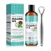Coconut Pulling Oil Mint Oil Pulling Mouthwash with Tongue Scraper Natural Coconut Oil Pulling with Coconut & Peppermint Oil-Mouthwash Fresh Breath & Teeth Healthy Gums (8 Fl.Oz) 1