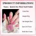 Pink Nail Polish Highly Pigmented Nail Varnish Long Lasting & Chip Resistant Nail Polish Natural Pink Nail Gel for Girls Quick Dry Nail Polish for Art Manicure DIY at Home - Buy Online on GoSupps.com