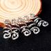 5 Vintage Silver Viking Spiral Hair Braid Dreadlock Pearl Tube Clips - High-Quality Hair Accessories (Pack of 5) - Buy Online on GoSupps.com
