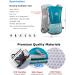 AONIJIE 5L Hydration Backpack Vest with 1.5L Water Bladder - Rose Red | Ideal for Running, Cycling, Climbing, Hiking | Breathable, Lightweight, Multi-Pocket Design - Buy Online on GoSupps.com