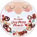 M&S Marks & Spencer Very Merry Munch Christmas Tin , Milk Chocolate Covered Popcorn, Pretzels, Peanuts, Almonds - 460g