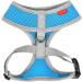 Puppia Soft Harness II | Comfortable Adjustable Soft Dog Harness for Small & Medium Dogs - Sky Blue L - Buy Online on GoSupps.com