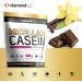 Diamond Line Micellar Casein Protein Supplement - 2000g Vanilla Flavor | Gluten-Free Lactose-Free BCAA & Amino Acids - Buy Online on GoSupps.com