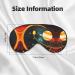 SSIMOO Solar System Jupiter Saturn Sleep Mask | Adjustable Breathable Eye Mask for Comfortable Sleep - Fashionable & International Shipping - Buy Online on GoSupps.com