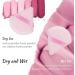 Set of 2 Velour Triangle Makeup Powder Puffs for Loose Powder Foundation - Pink | Reusable Face Sponge Pads for Cosmetics - Buy Online on GoSupps.com