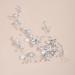 Deniferymakeup Flower Bridal Headband Pearl Hair Piece Leaf Wedding Hair Accessory for Women and Girls (Silver) - Buy Online on GoSupps.com