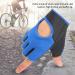 Breathable Blue Cycling Half-Finger Gloves for Men - Wear Resistant | Ideal for Cycling & Mountaineering (Size L) - Buy Online on GoSupps.com