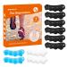 5 Pair Toe Separators, Soft Gel Toe Spacers to Correct Bunions, Toe Stretcher for Therapeutic Relief from Plantar Fasciitis, Claw Toes,Hammer Toes, Foot Pain for Women & Men (5 in 1) 3color