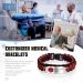 Emergency Medical Alert Bracelets - Custom Engraved Titanium Steel | Adjustable Non-Tarnish Gift for Men & Women - Buy Online on GoSupps.com