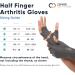 Buy Copper Compression Arthritis Gloves - Fingerless Pain Relief for Carpal Tunnel Rheumatoid & Tendonitis - Adjustable Wrist Brace for Men & Women - Grey Small (1 Pair - Buy Online on GoSupps.com