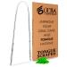 OCBA Tongue Scraper for Oral Health Natural Silver Tongue Cleaner Rustproof Use After Toothbrush for Fresh Breath Stainless Steel (1 Pack) (1 Pack)