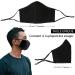 Ansta Fabric Mask - 5 Washable Cotton Face Masks for Men & Women | Reusable Adjustable Black Dustproof Unisex Masks - Buy Online on GoSupps.com
