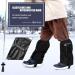 Hikenture Children's Waterproof Gaiters for Winter Hiking - Snow Leg Protection - Durable Black Gaiters for Kids - Buy Online on GoSupps.com
