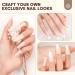 Saviland Nail Stamp Set - French Nail Art Stamper Kit with Silicone Tools for DIY Manicure - Perfect for Nail Polish & Tips - Buy Online on GoSupps.com