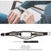 Watch Wristband Easy to Install Skinfriendly DIY Replacement Stainless Steel Strap Loop for Smartwatch Black and Black - Buy Online on GoSupps.com