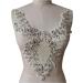 Handmade Rhinestone Lace Applique with Beads - Multicolor Dress and Clothing Trim - Buy Online on GoSupps.com