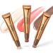 SUMEITANG Cream Contour Stick Liquid Blush and Highlighter Face Makeup 3PCS Kit  Bronzer Cheek Blusher and Highlight Pen for Facial Brighten Shaping Contouring Beauty Wand with Sponge Applicator Contour/Blush/Highlighter...