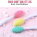 10-Piece Colorful Lip Scrub Brush Set | Silicone Exfoliating Double-Sided Soft Brushes for Lip Smoothing and Makeup Removal - Buy Online on GoSupps.com