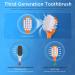 Oralphi Feather Soft Toothbrush - 10000 Extra Soft Micro Nano Bristles, Wide Head (6 Count) - Ideal for Sensitive Teeth and Gum Recession - Buy Online on GoSupps.com