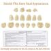 Dental Acrylic Resin False Teeth Set | A3/T6 Synthetic Polymer DIY Replacement Teeth - 28 Pcs/Set for Halloween - Buy Online on GoSupps.com