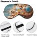 Soft Comfortable Sleep Mask with Adjustable Strap - Sea Shells & Starfish Eye Cover for Work & Travel | Ideal Eye Shade for Men & Women - Buy Online on GoSupps.com