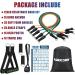 Exercise Resistance Bands Set with Handles - 150/200/250/300 lbs for Workout Yoga & Physical Therapy - Durable Multicolor Resistance Bands with Door Anchor - Buy Online on GoSupps.com