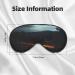 UFO At Night Print Double Sided Blackout Eye Mask - Best Sleep Mask for Men & Women - Buy Online on GoSupps.com