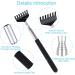 Buy Extendable Stainless Steel Back Scratcher - Portable 2-Piece Set for Instant Itching Relief - International Shipping Available - Buy Online on GoSupps.com