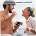 3-Sided Soft Toothbrush Set - Complete Dental Care with Tongue Cleaner - 4 Pack for Optimal Oral Health - Buy Online on GoSupps.com