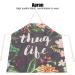 Nail Tech Apron Convenient Comfortable Breathable Flower Pattern Apron for Commercial Restaurant for BBQ for Home for Nail Shop - Buy Online on GoSupps.com