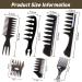 Professional 7pcs Wide Tooth Comb Set for Men - Ideal for Wet Hair Styling and Shaping | Barber Tools & Accessories - Buy Online on GoSupps.com