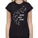 Shirtracer Women's Shirt - Dog Owner Gift - Never Walk Alone Paw Prints - Black L - Buy Online on GoSupps.com