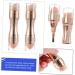 FOMIYES 1pc 4 in 1 makeup brush face powder foundation makeup brush highlight brush blush makeup brush makeup foundation brush Portable Makeup Brush lip makeup travel round plastic - Buy Online on GoSupps.com