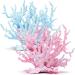 Inheming 2 pieces aquarium decoration artificial corals haze coral decoration fish tank decor artificial corals ornament coral plants aquarium accessories for landscape underwater decor