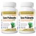 Vita-Age Nutrition (2PACK) Saw Palmetto 8X Ultra Strength Extract 3200mg 100 Count prostate support for urinary health and wellness May Help Block DHT