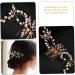 Piece Pearl Hair Comb Tiara Lip Gloss Pearl Mesh Bridesmaid - Buy Online on GoSupps.com