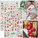 Christmas Nail Art Stickers Decals 10 Sheet Self Adhesive Gnome Santa Claus Reindeer Snowflake Christmas Tree Nail Sticker Design Nail Decoration for Women Girls - Buy Online on GoSupps.com