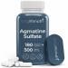 LongLifeNutri Agmatine Sulfate 500 mg 180 Vegetarian Capsules (6-Month Supply) Dietary Supplement Made in USA 180 Count (Pack of 1)