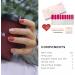 NAILOG Semi Cured Gel Nail Strips (20 Extra Long Nail Stickers) | Glossy & Long Lasting Soft Gel Finish Nail Wrap| Ruby Nebula - Buy Online on GoSupps.com